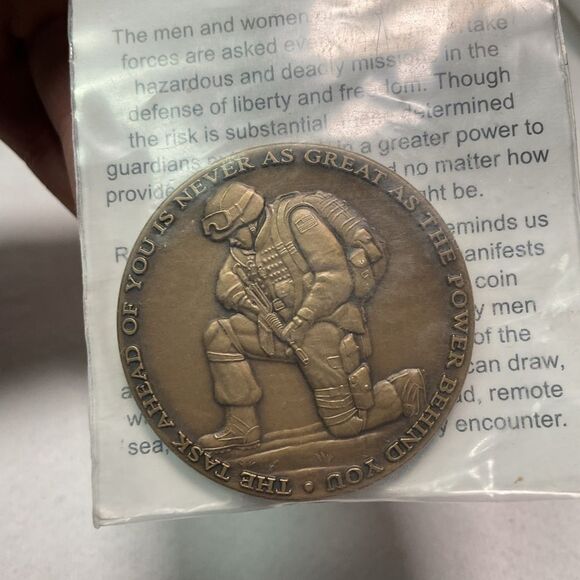 Vintage Military Challenge Coin Task Ahead - Northwest Territorial Mint Made USA - Picture 3 of 6